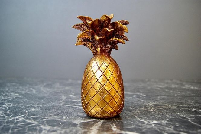 Hovedbilde Lysestake gull ananas