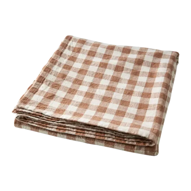 Hovedbilde INGRID Bordduk, Rustbrun/elfenben