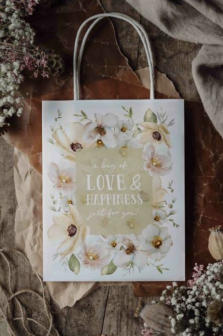 Hovedbilde Gavepose -  Love & Happiness - Just for ...