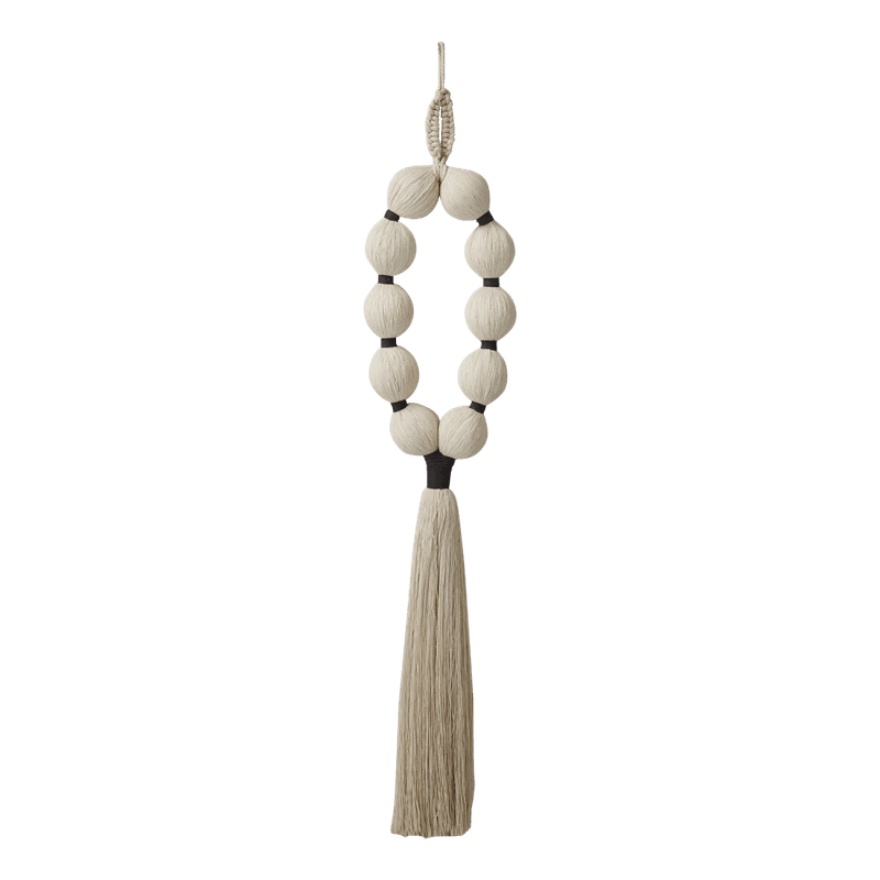 MILLA veggdekorasjon, hvit/brun 94cm