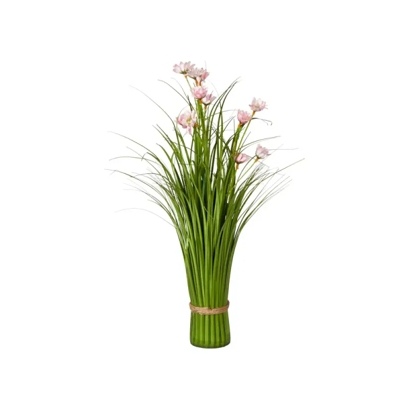 Gress m/blomst 45cm